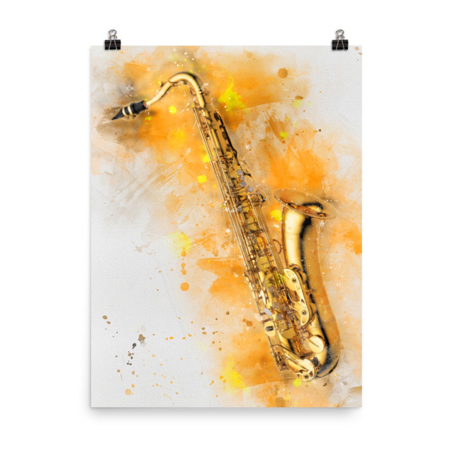 Sax Saxophone music instrument fine art print home decor Etsy