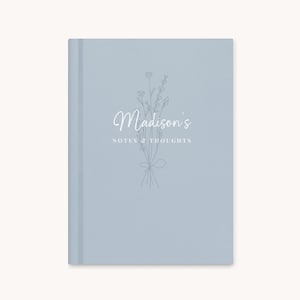 Personalized Journal | Custom Hardcover Notebook | Daily Writing | Gift for Her | Inspirational Journal | Custom Gift Idea