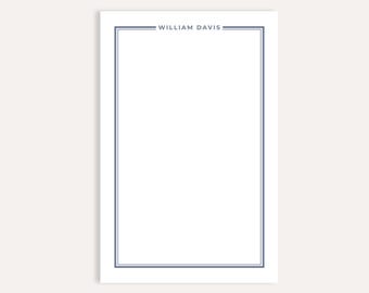 Personalized Name Notepad, Gift for Him, Father’s Day Custom Memo Pad, Professional Stationery