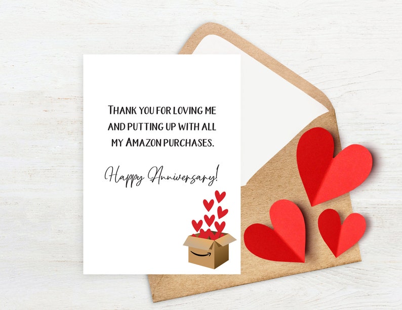 Printable Funny Happy Anniversary Greeting Card Printable | Etsy