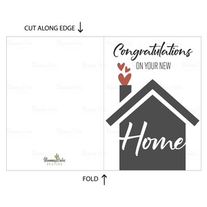 Congratulations New Home Printable Greeting Card - Etsy