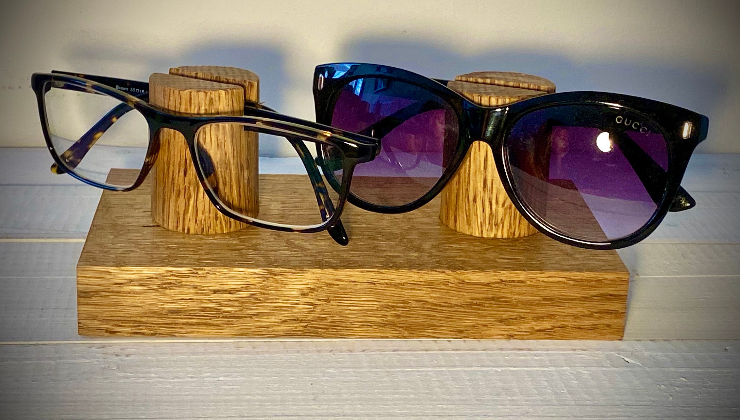 Twin Eye Glass Reading Glasses Stand Double Sunglasses Holder Etsy