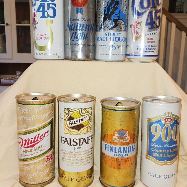 Vintage Beer Cans Etsy