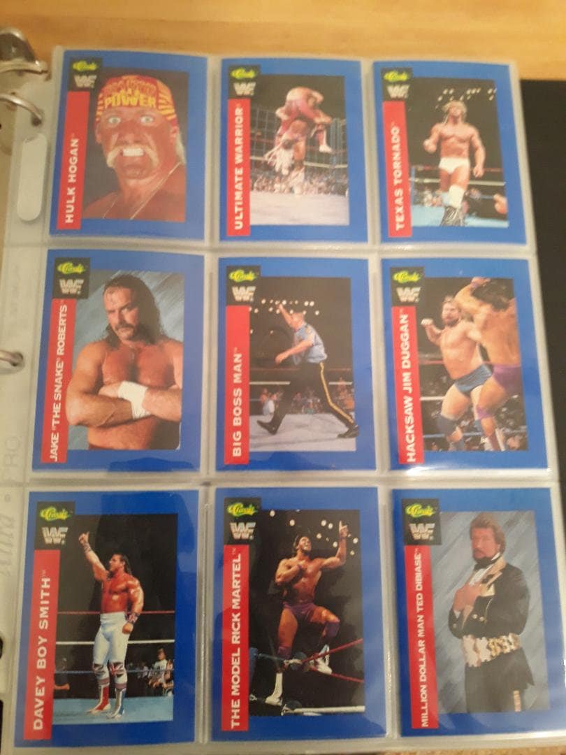 Single Cards Hulk Hogan, Ultimate Warrior and more!! WWF Trading Cards 1991