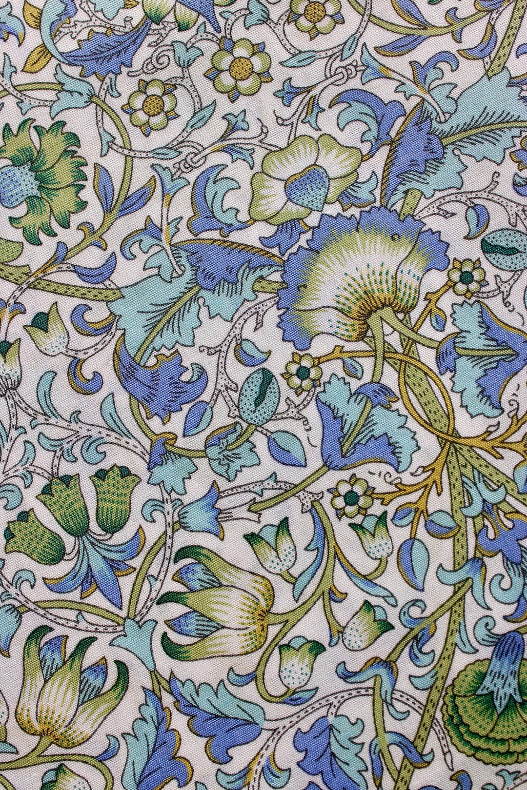 Liberty Tana Lawn Fabric Lodden Blue Green - Etsy