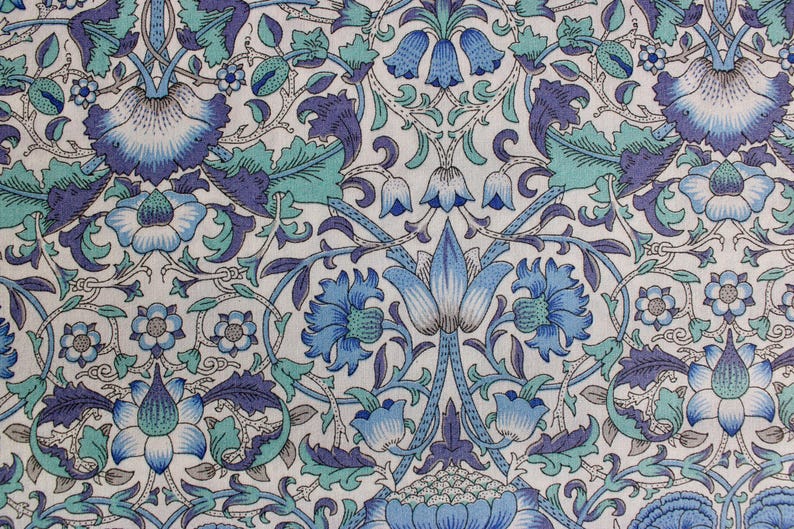 Liberty Tana Lawn Lodden Blue - Etsy