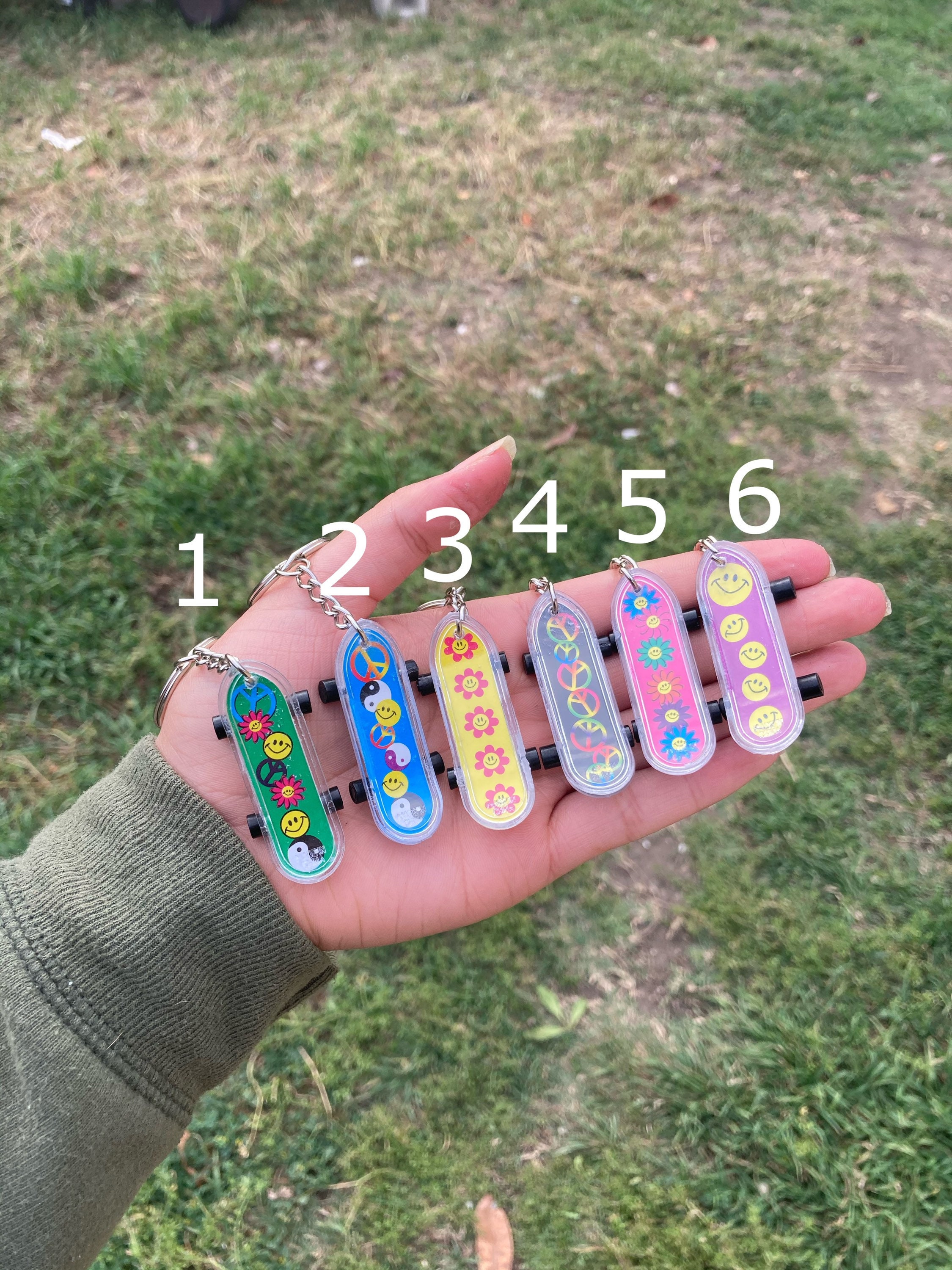 Skateboard Keychains Etsy