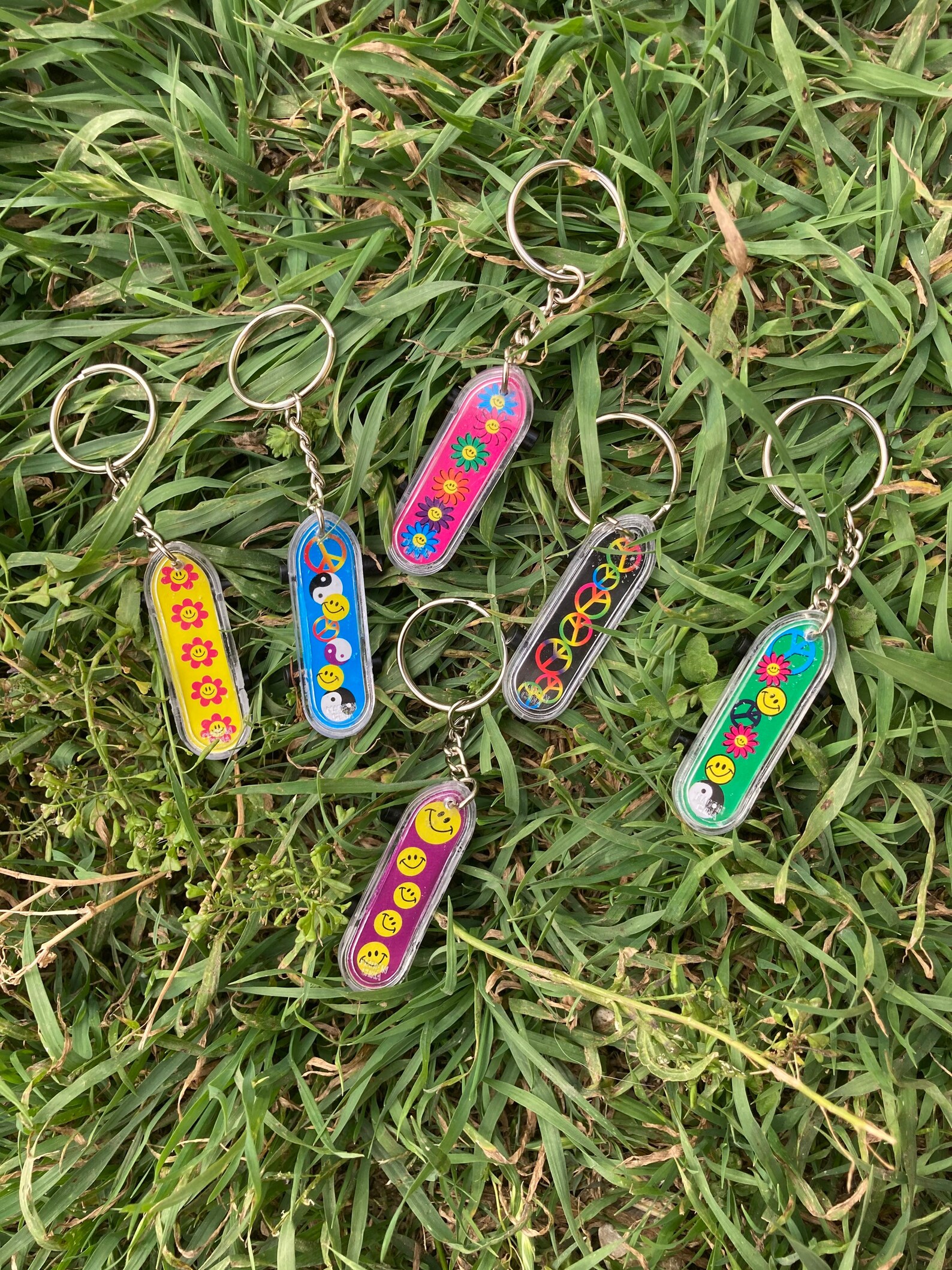 Skateboard Keychains Etsy