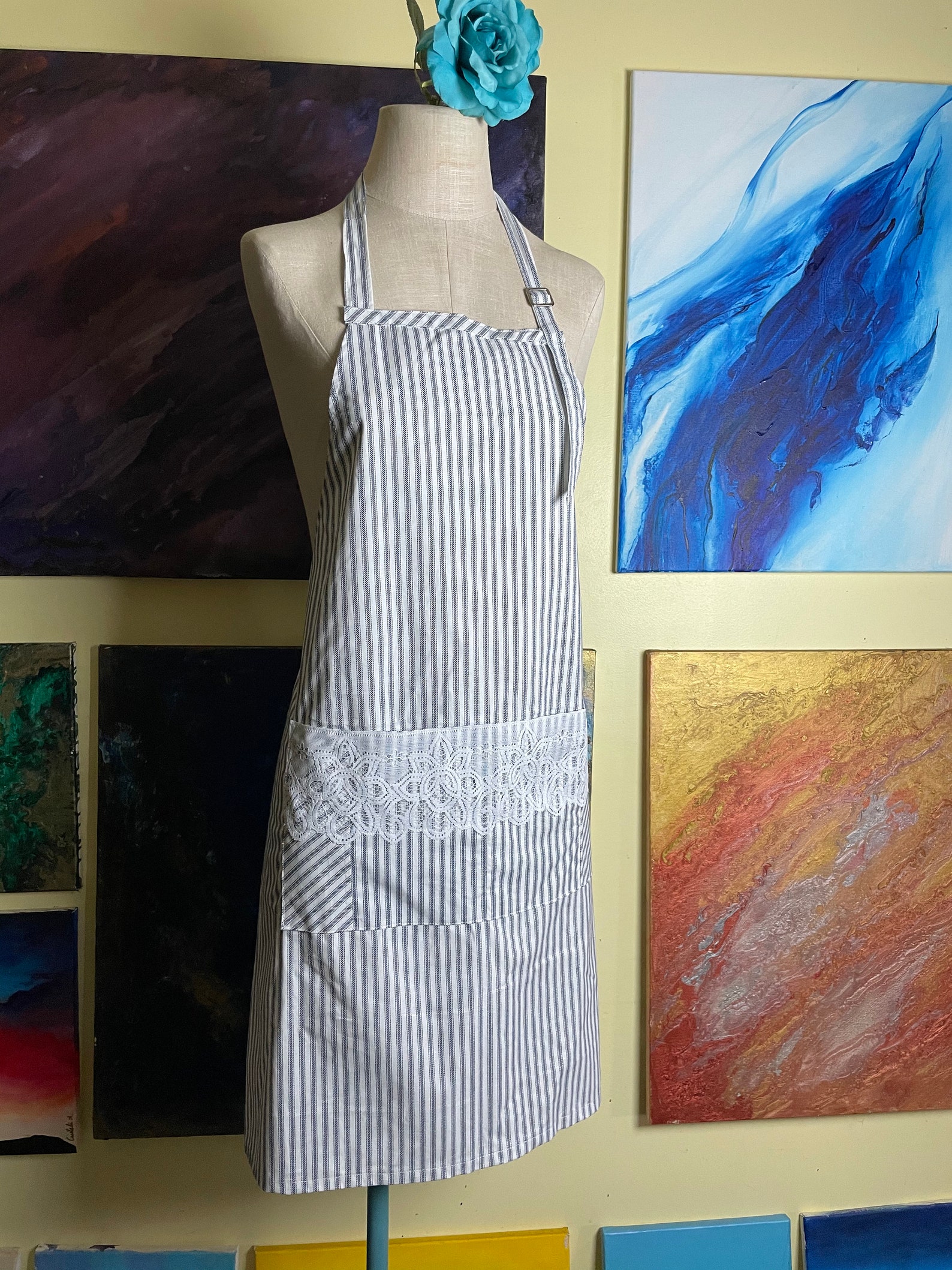 Apron / Apron with Pockets / Gift Ideas / Kitchen Gift / Gift Etsy