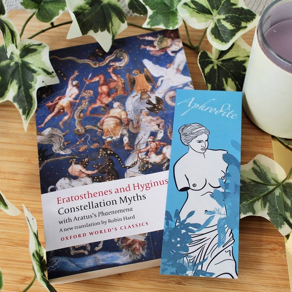 Aphrodite & Apollo bookmark set, Greek God Goddess Bookmarks, Perfect for readers and students, gift under 5 pounds