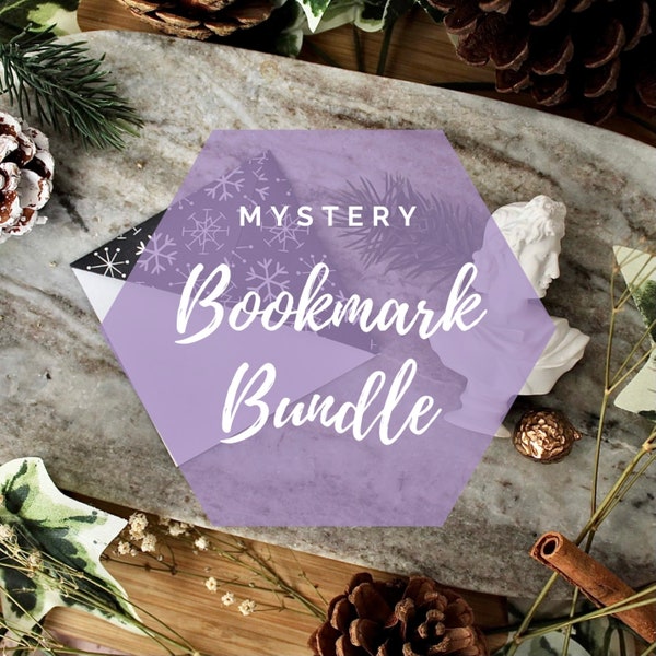 Origami mystery bookmark bundle, 5 bookmarks, Perfect for readers and students, gift under 10 pounds