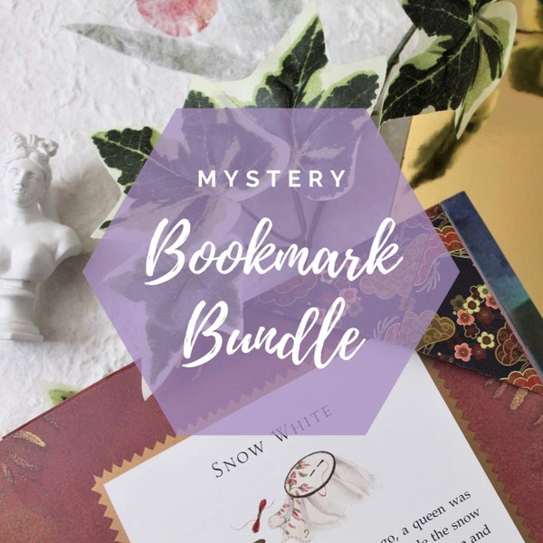 Origami mystery bookmark bundle, 10 bookmarks, Perfect for readers and students, gift under 15 pounds, bookmark set