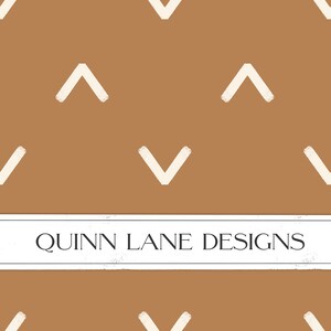 Padrão de superfície Boho Chevron, design de tecido, design de papel de parede Chevron, arquivo de download digital, cores Boho, laranja queimada, padrão de outono