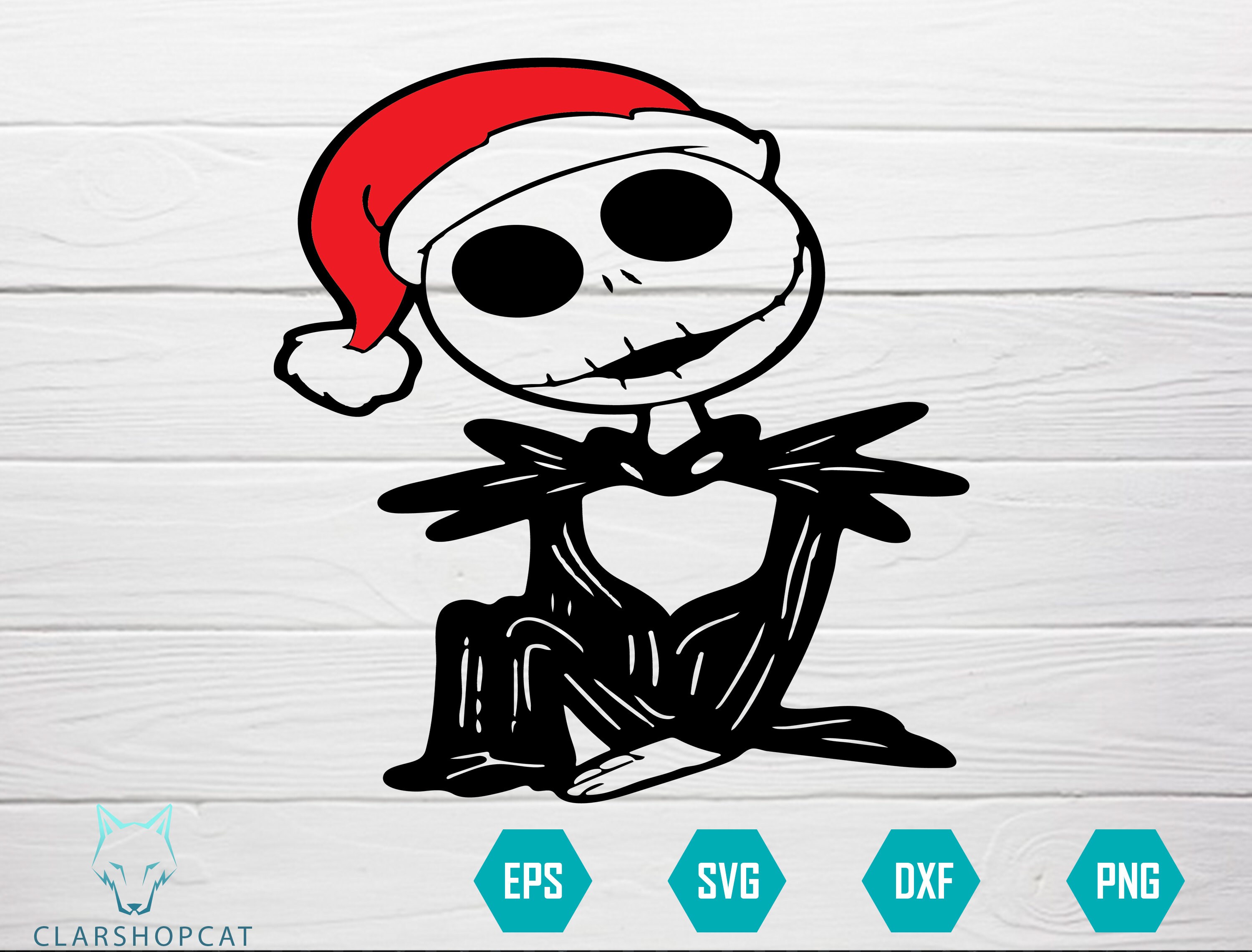 Christmas Jack Skellington svg / Christmas Halloween svg /Jack | Etsy