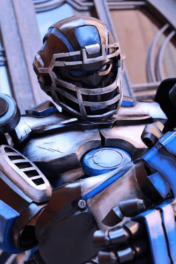 Futuristic Football Mascot Armor  Inspired by Cleatus the Robot, Ideal for  Cosplay, LARP & Sports Events - Etsy