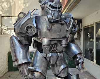 Retro Wasteland Enforcer Armor – Handcrafted Full EVA Cosplay Suit