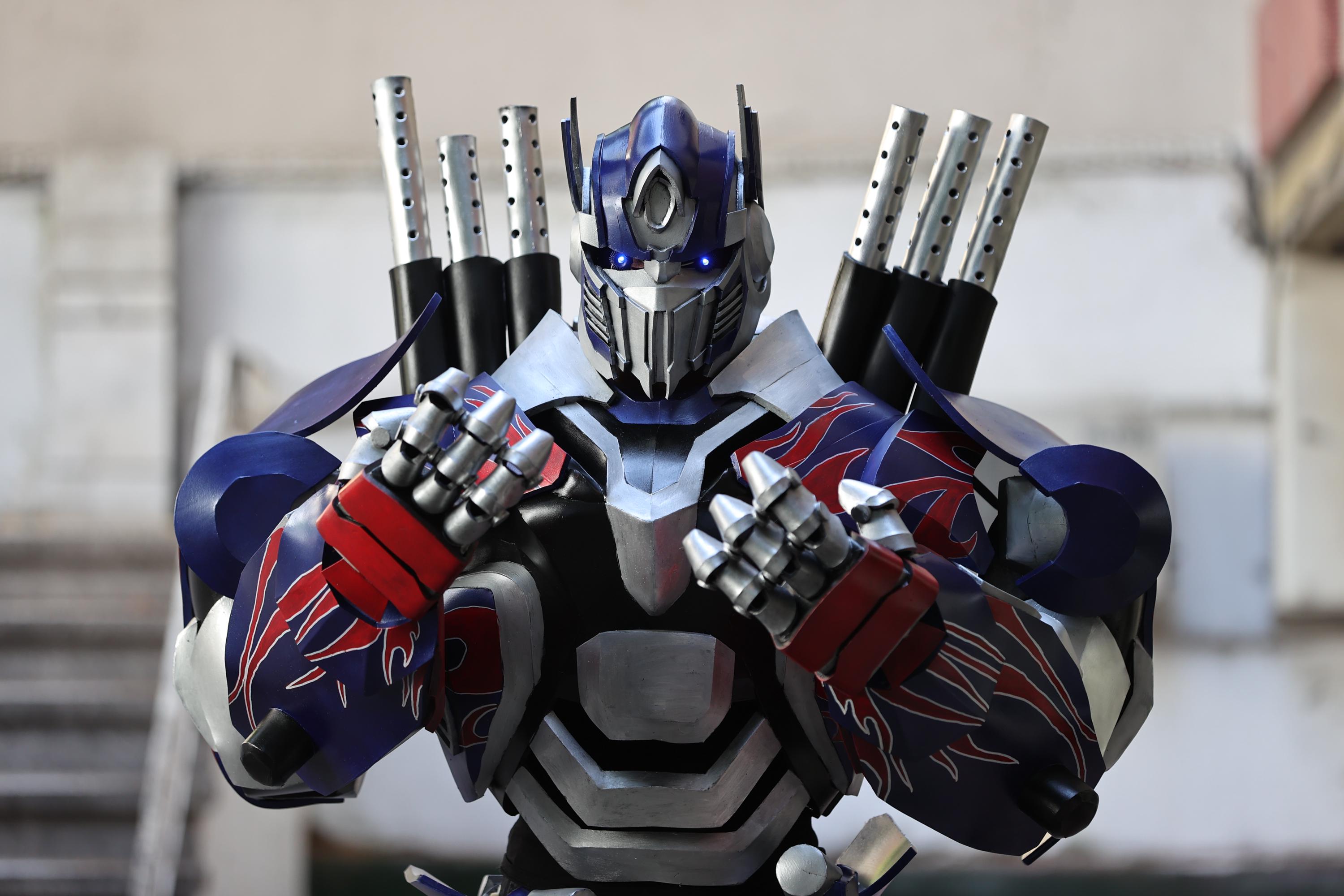 トランスフォーマーバンブルビー衣装、コスチューム大人男性用