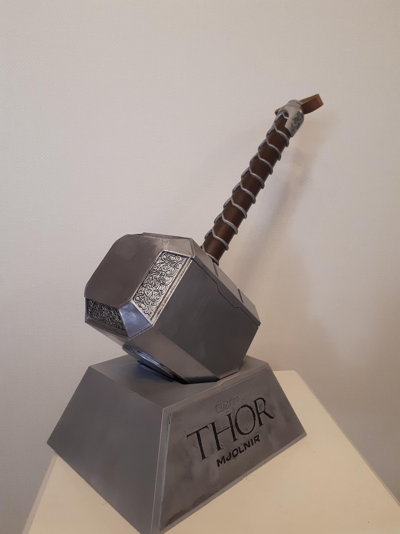 Thor Mjolnir Hammer with stand Etsy
