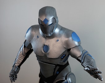 Traje de estilo superior: armadura de cosplay futurista inspirada en héroes tecnológicos