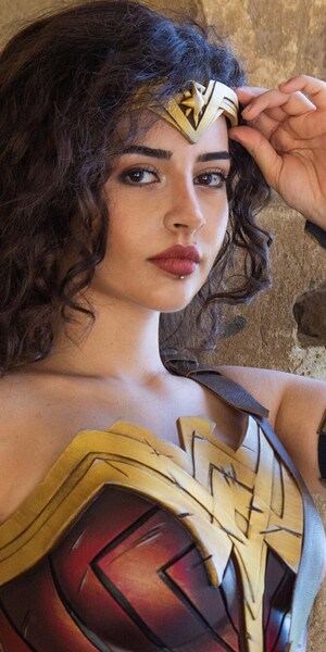 Strass Visage Wonder Woman - Autocollant Décoratif Pour Costume Et Maquillage, Idéal Pour Fêtes Et Carnaval