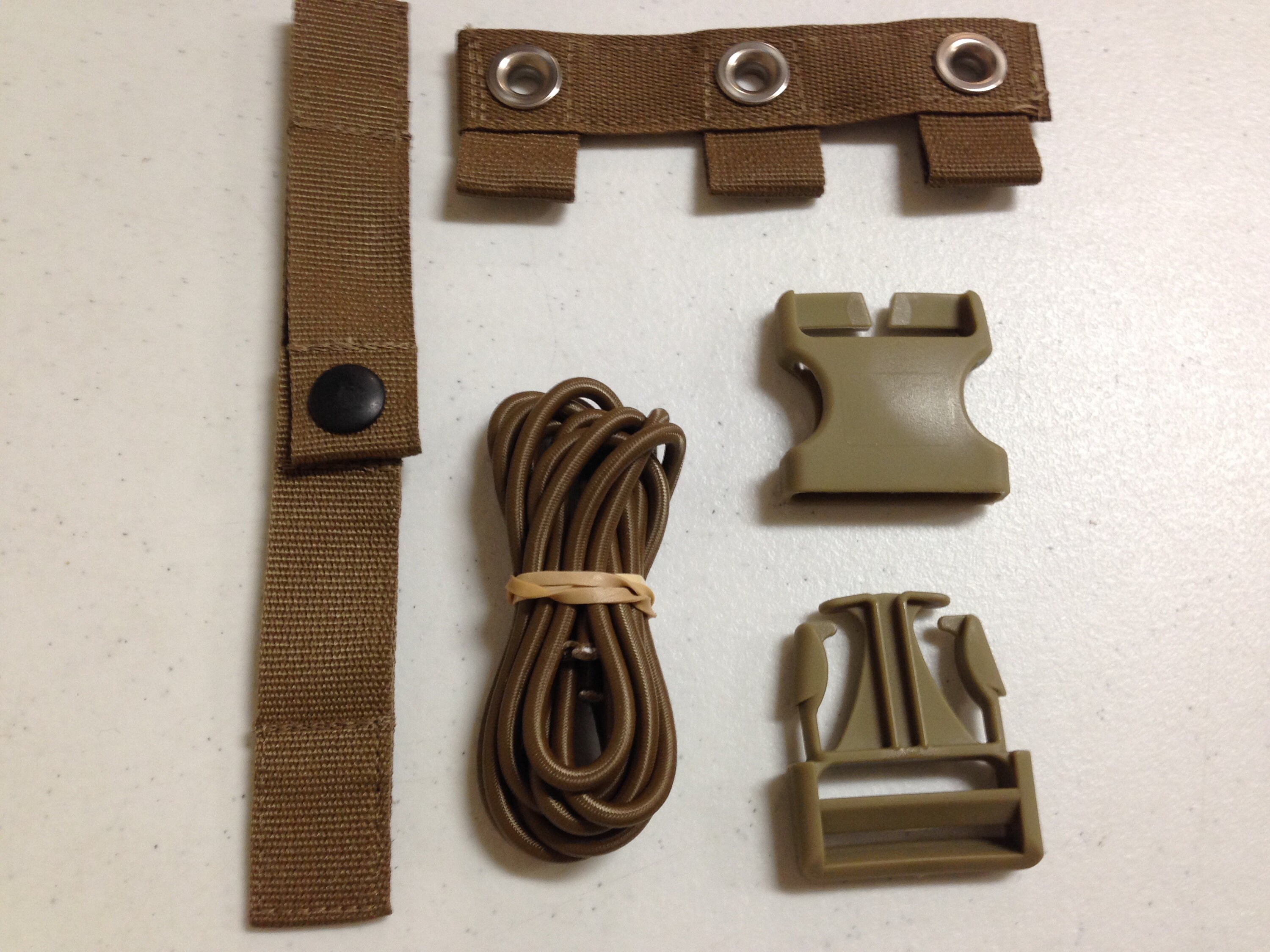 USMC Coyote Modular Tactical Vest Repair Kit MTV Scalable Plate Carrier