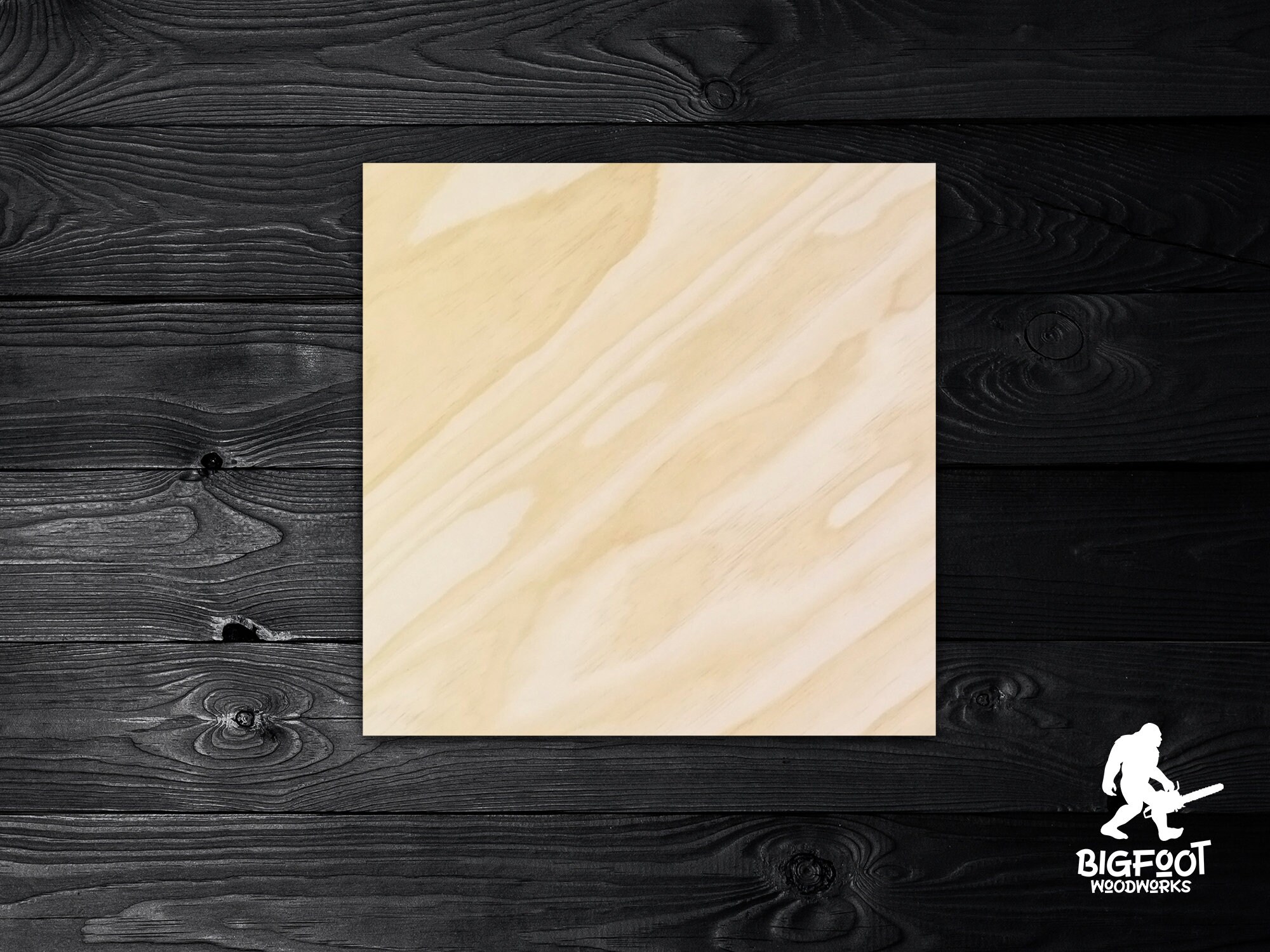 Premium Pine Wood Squares Etsy