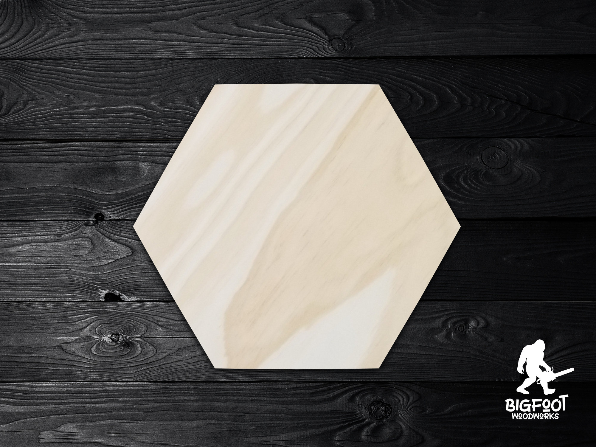 Premium Wood Hexagons Etsy