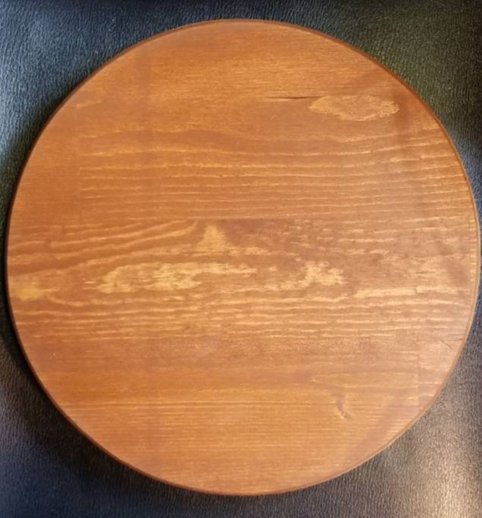 Stained 1/2 Thick Pine Hardwood Rounds Etsy