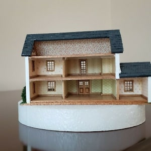 1:144 Scale Miniature Doll House Fully Assembled image 3