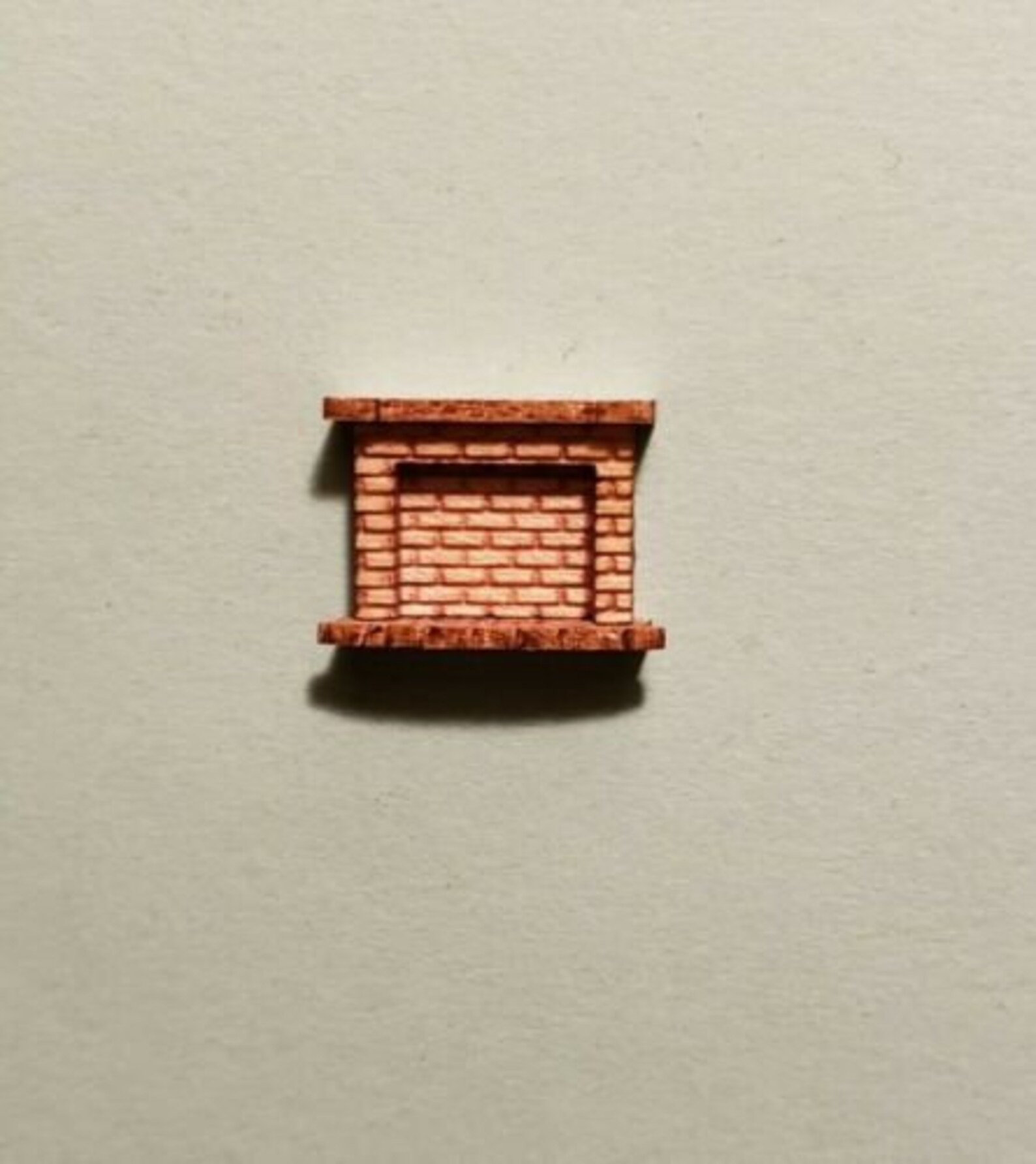 Dollhouse Miniature 1:144 Scale Brick Fireplace KIT - Etsy