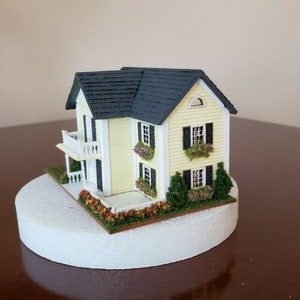 1:144 Scale Miniature Doll House Fully Assembled image 2