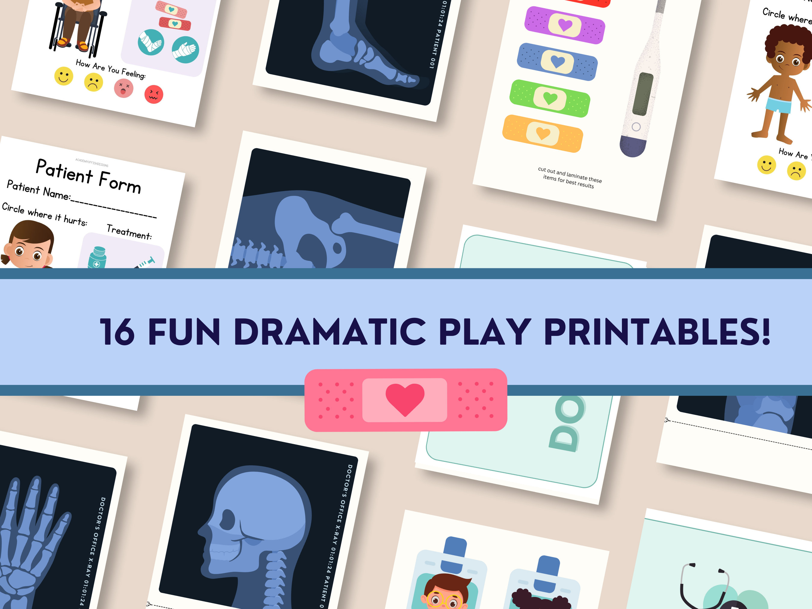 Doctor Dramatic Play Printable Kit | Educational Resources | Printable ...