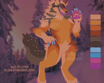 Snowy Yukon Wolf Furry/Fursona Adopt