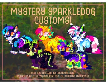 Mystery Surprise Sparkledog Custom Design Furry/Fursona Adoptable