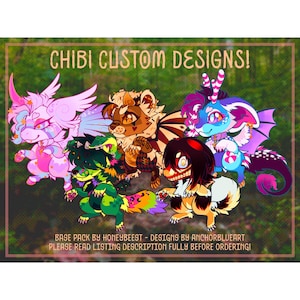 Chibi Custom Original Character Design Furry/Fursona Adoptable