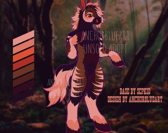 Rustic Okapi Pony Furry/Fursona Adopt