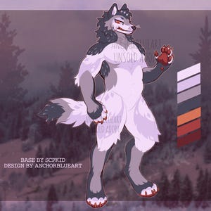 Polar Vortex Arctic Folf Furry/Fursona Adopt