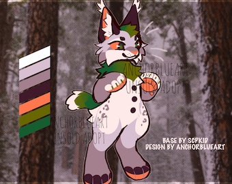 Snowman Lynx Furry/Fursona Adopt