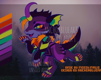 Anime Mech Dragon Furry/Fursona Adoptable