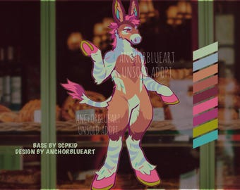 Dessert Angel Mule Furry/Fursona Adopt