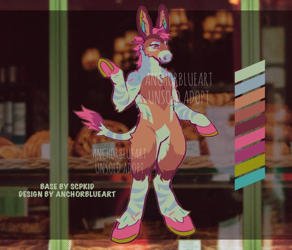 Dessert Angel Mule Furry/Fursona Adopt