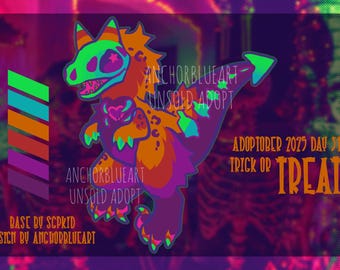 ADOPTOBER TAG 31 Süßes oder Saures Gummibärchen Dino Adopt