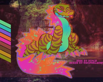 Rock Candy Croc Furry/Fursona Adoptable