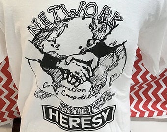 Heresy Tee-shirt, Never Healed Flexi Ep, Unisex UK Hardcore, 3