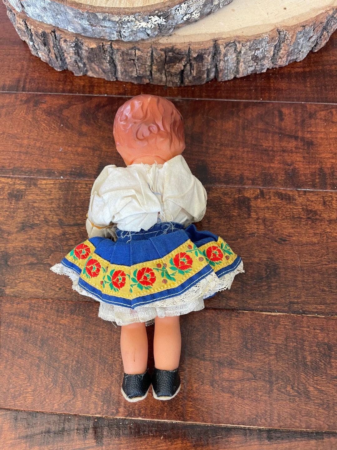 Vintage/antique Rubber Doll in Slovakian Clothing Etsy