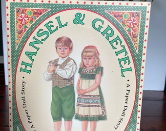 Puppenhaus 1109# Miniatur Märchenbuch Hänsel und Gretel M1:12 Puppenstube 