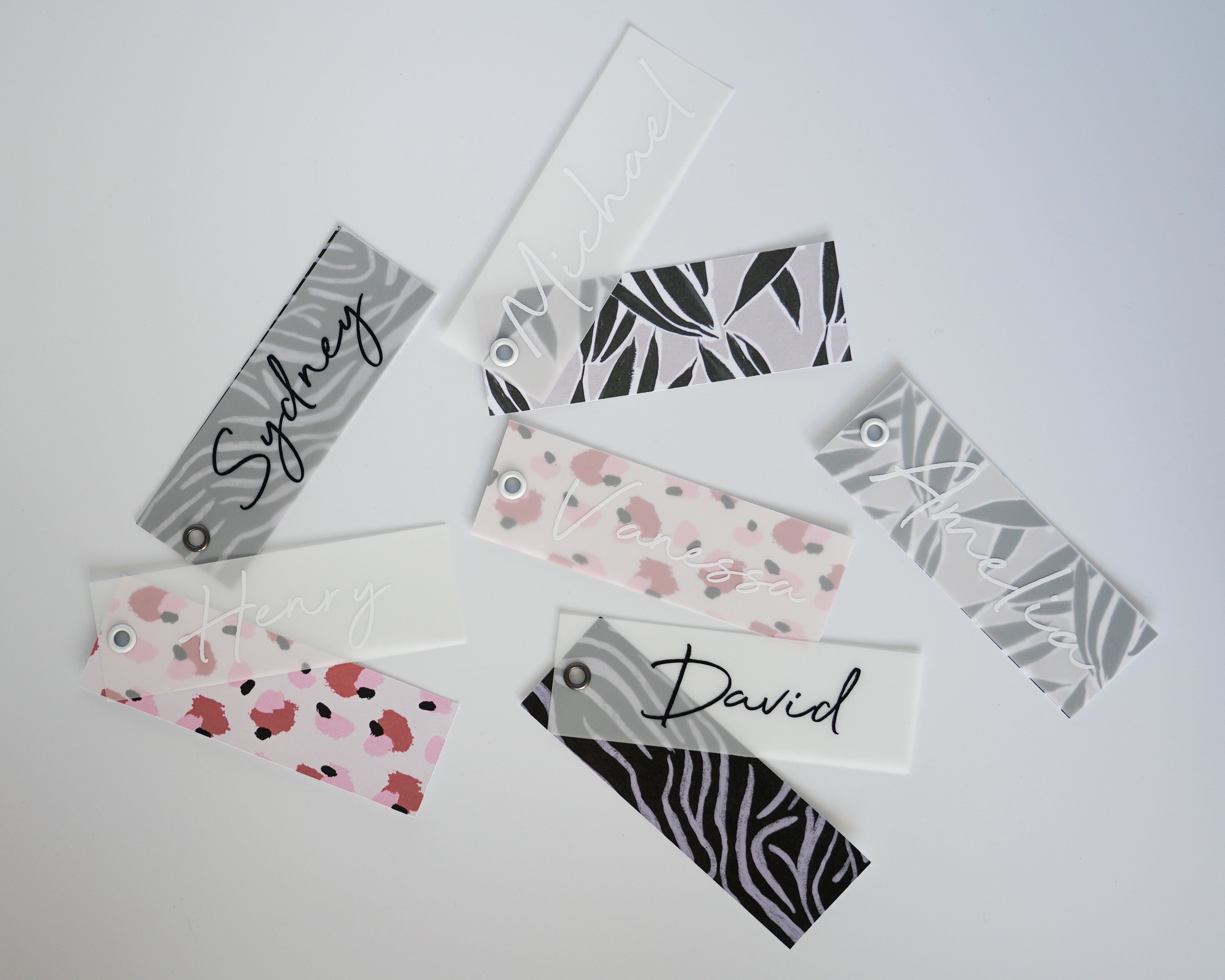 Vellum Name Tag Vellum Placecard for Weddings and Events Etsy