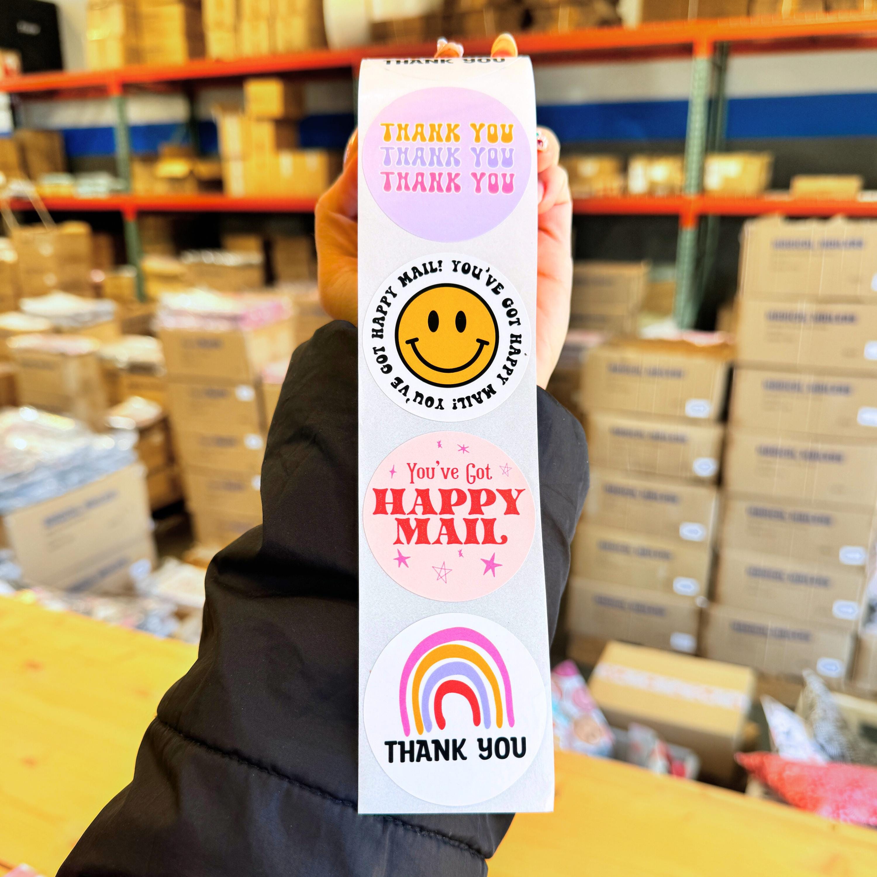 BE HAPPY Sticker Roll, 2