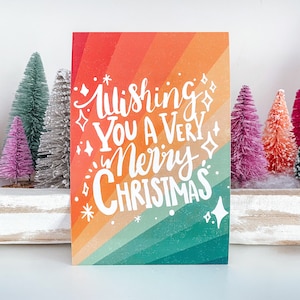 50-100 OH MERRY CHRISTMAS Insert Cards, Thank you cards, Packaging cards, Small Business Cards, Holiday Card, Christmas Card, Postcard