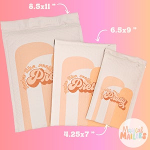25ct-100ct You're Really Pretty BUBBLE MAILERS, Padded Mailers, Boutique Poly Mailers. Spring Mailers, Boho Mailers!